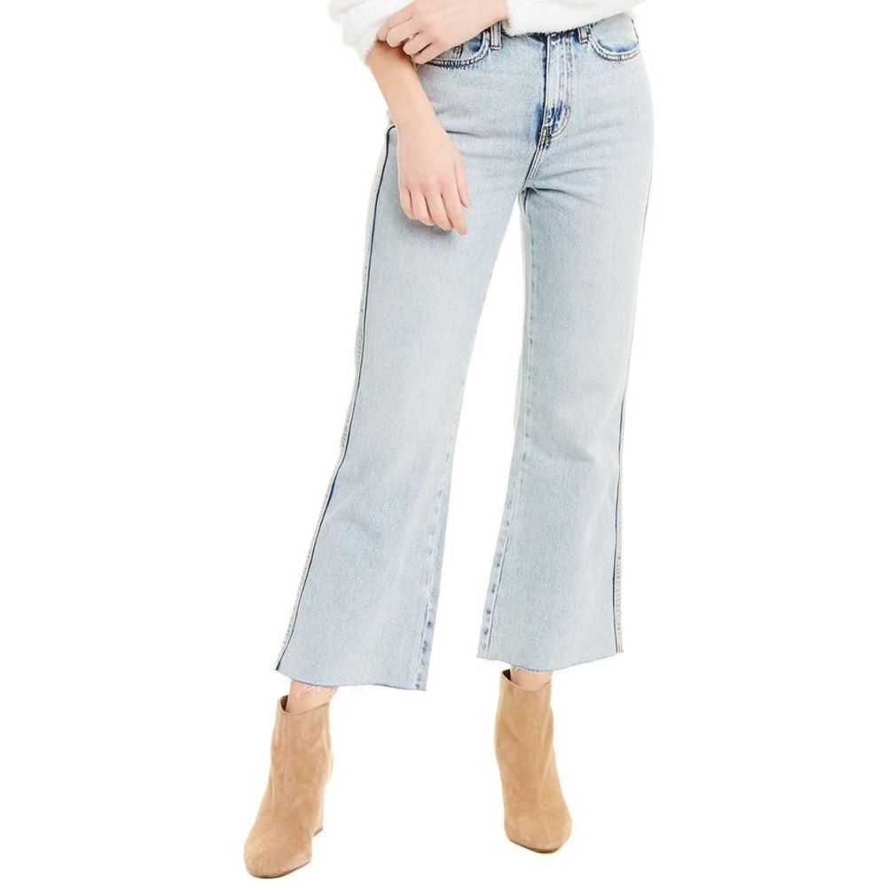NWT Current/Elliot The Femme Cropped Bell Jeans